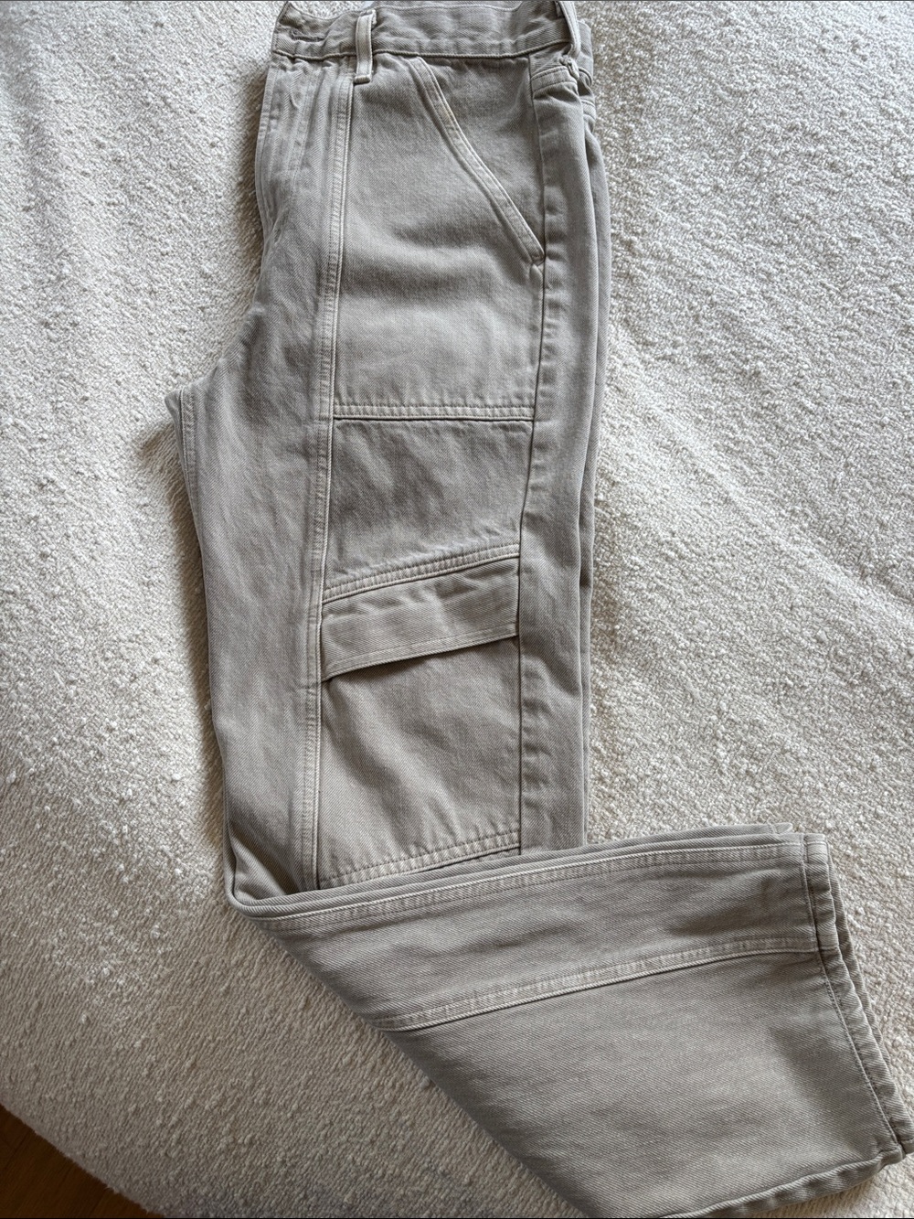 Agolde woman’s Light gray/ beige Cargo Pants